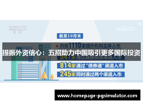 提振外资信心：五招助力中国吸引更多国际投资