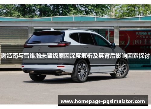 谢浩南与曾维瀚未晋级原因深度解析及其背后影响因素探讨