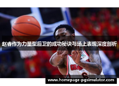 赵睿作为力量型后卫的成功秘诀与场上表现深度剖析