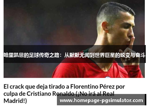 哈里凯恩的足球传奇之路：从默默无闻到世界巨星的蜕变与奋斗