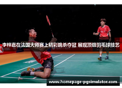 李梓嘉在法国大师赛上精彩跳杀夺冠 展现顶级羽毛球技艺